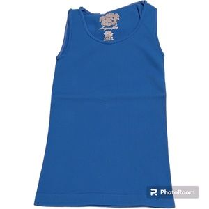 Sugarlips seamless ribbed stretchy tank blue Girls’ One Size Fits Most NEW